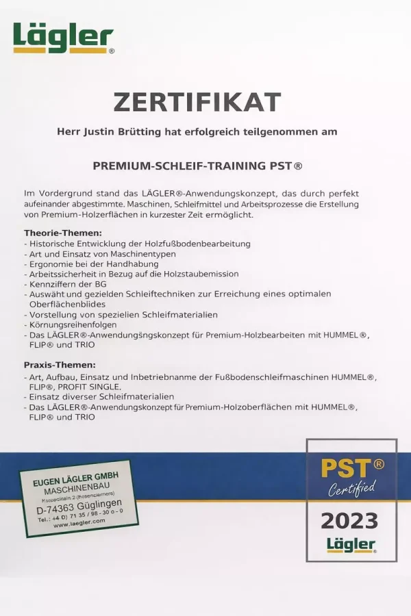 bruetting-zertifikat-premium-schleif-training_laegler